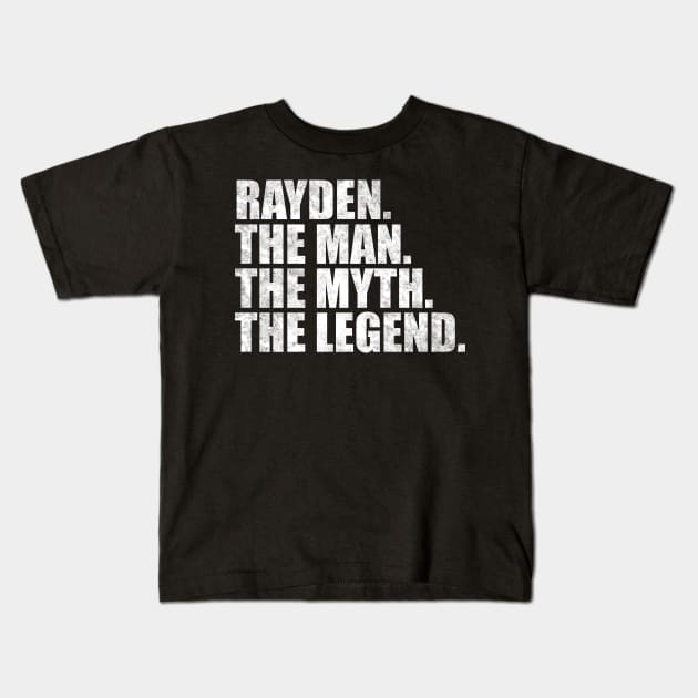 Rayden Legend Rayden Name Rayden given name Kids T-Shirt by TeeLogic